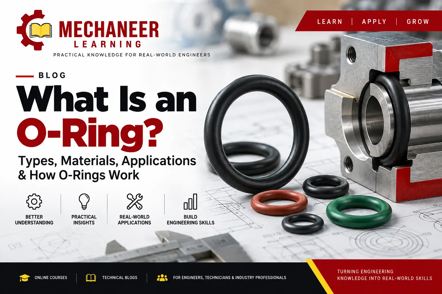 What Is an O-Ring? Types, Materials, Applications & How O-Rings Work